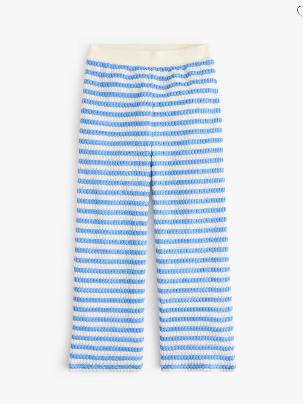 J. Crew Crewcuts Girls' striped crochet-knit pant • size 10 • NWT • CR917
